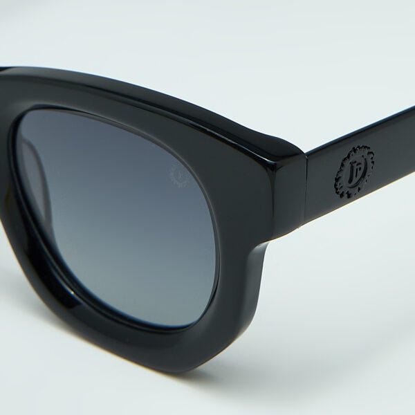 AURORA Black Sunglasses Polarized Lens Detail