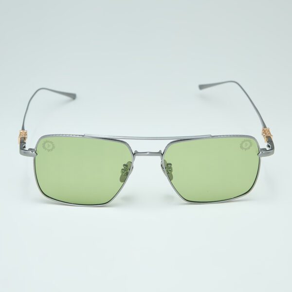 TEΘYS Silver Sunglasses Front View