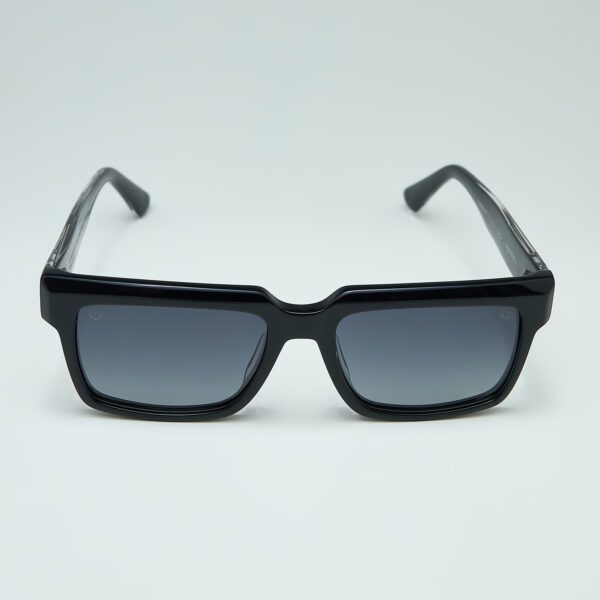 ΛUMINOUS Black Sunglasses Front View
