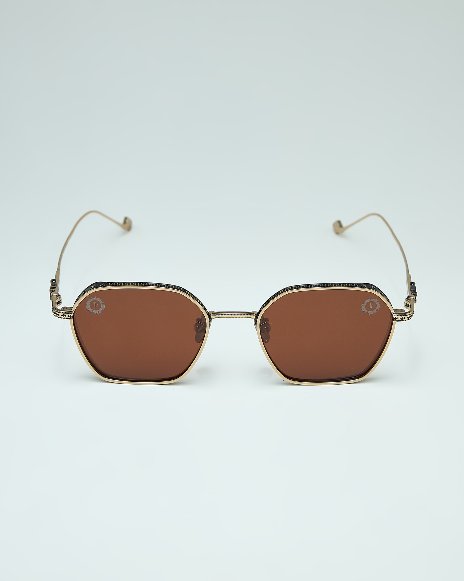 ATΛAS Gold Sunglasses Front ATΛAS Gold Sunglasses Front View