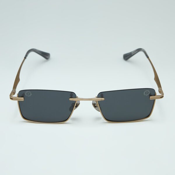 HYΠEΡION Gold Sunglasses Front View