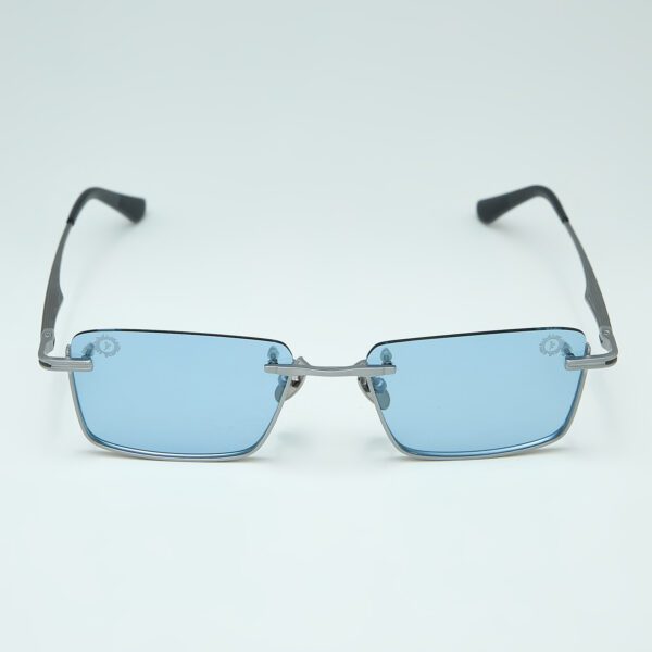 HYΠEΡION Silver Sunglasses Front View
